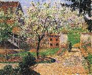 Camille Pissarro Flowering Plum Tree Eragny oil